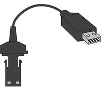 HELIOS-PREISSER OPTO RS232 - Cable de conexión (2 m, para USB 0996705)