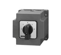 Helios PWDA Conmutador de polos y de inversión de giro - para motores Dahlander trifásicos, máx. 25A - 01282