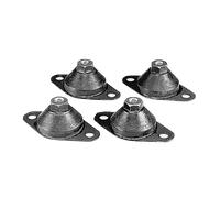 Helios SDD 3 Amortiguador de vibraciones - para carga de compresión, 1 juego = 4 unidades - 01367