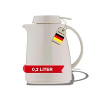 Helios Servitherm - Termo Blanco de 0,3 l - 6 h Caliente - Mantiene Las Bebidas Calientes y frías - Manejo con una Sola Mano - Diseño Robusto para café y té