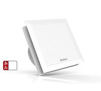 Helios - Ventilador de baño con control de seguimiento, control de humedad, detector de movimiento, para ventilación en el baño y el inodoro, contra la humedad y el moho, diámetro de 100 mm (con