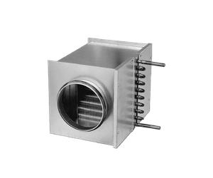 Helios WHR 160 - Batería de calentamiento de agua caliente para tubería DN 160 - 09481