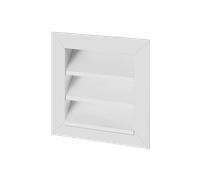 Helios WSG 500 rejilla de protección contra la intemperie - aluminio anodizado natural - 00123