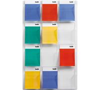 Display de pared CLEARLY helit, transparente