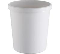 helit Gross-Papierkorb, 30 Liter, PE, lichtgrau