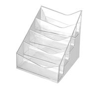 Helit H2350802 The Helpdesk - Soporte para tarjetas de visita (4 compartimentos)
