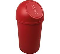 helit H2401125 - Papelera con tapa „the flip“ de 13 l, roja