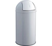 helit H2401487 - Papelera con tapa „the dome“ 50 L gris medio
