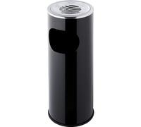 helit H2516095 - Cenicero de pie „the shark“ negro