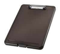 helit H2532009 - Portapapeles DIN A4 el clip, gris translúcido, portapapeles, tablero de dibujo