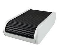 helit H6218098 - Caja para Tarjetas de Visita The Personal, Negro/Gris Claro