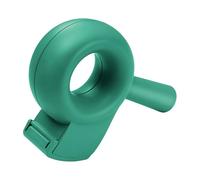 helit H6380052 - Dispensador de cinta adhesiva "the bagel", verde, dispensador de cinta para paquetes, rodillo adhesivo, dispensador manual