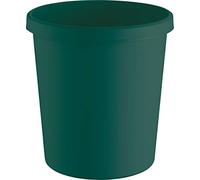helit H6405852 - Papelera "The Green German", 18 litros, de plástico reciclado con certificado Blauer Engel (verde), 1 unidad