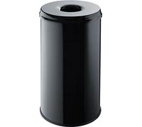 helit - Helit Corbeille a papier en acier, avec tete antifeu, 50 l,