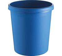 helit Papierkorb, 18 Liter, PE, rund, blau
