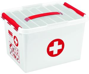 helit sunware H6164805 - Caja de almacenamiento «the q-line», 22 litros, con tap