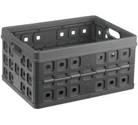 helit sunware H6180088 - Caja plegable "the flap-line", 32 litros, antracita, 1