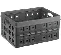 helit sunware H6180088 - Caja plegable "the flap-line", 32 litros, antracita, 1 pieza