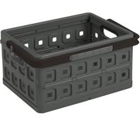 helit sunware H6180588 - Caja Plegable The Flap-Line, 24 litros, Antracita, 1 Pieza