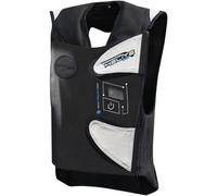 Helite e-GP-Air 2.0 Chaleco Airbag, Negro/Blanco, Talla L