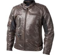Helite Roadster Chaqueta de cuero para motocicleta Airbag, marrón, Talla S