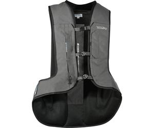 Helite Turtle 2.0 Chaleco de airbag, gris, Talla S