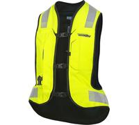 Helite Turtle 2.0 Hi-Vis Chaleco de airbag, Amarillo neón, Talla S