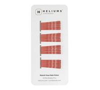 Heliums Horquillas pequeñas - Castaño - Mini horquillas para el cabello de 3,75 cm para mujeres y niños - 40 unidades