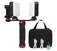 Helivivfy Ayuda de fotografía dental, luz de relleno dental, cámara de teléfono celular oral, brillo de la luz, kit de iluminación de estudio de luz de video LED para el hogar, clínica, hospital