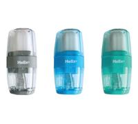 Helix Duo 049910 - Afilador y borrador de un solo agujero (colores surtidos)