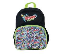 Helix Oxford Black Backpack - Mochila escolar, Negro, verde, multicolor, S, Clásico