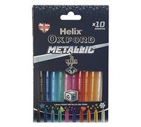 Helix Oxford - Bolígrafos de gel metálico a base de agua, 10 unidades