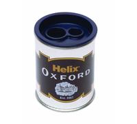 Helix Oxford Two Hole Barrel Sharpener - Blue (Pack of 10)