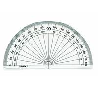 Helix - Transportador de ángulos (10 cm, 180 grados, 50 unidades)