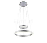 Hell Delta, lámpara de suspensión LED redonda - 2 focos, aluminio anodizado