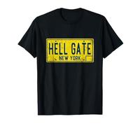 Hell Gate Bridge Astoria Queens Old New York Retro Camiseta
