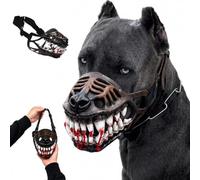Hell Hound Monster Muzzle, for Medium & Large Dogs (Red,8#/XXL)