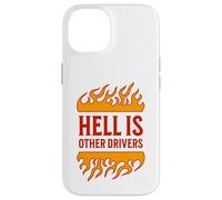 Hell is Other Drivers Funny Road Rage Bad Driver Angry Drive Carcasa para iPhone 14