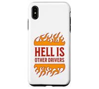 Hell is Other Drivers Funny Road Rage Bad Driver Angry Drive Carcasa para iPhone XS MAX