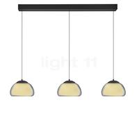 Hell Luxxo, lámpara de suspensión LED 3 focos, negro