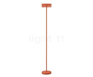 Hell Mesh, batería lámpara de pie LED, peach - 120 cm