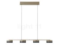 Hell Mesh, lámpara de suspensión LED 4 focos, arena