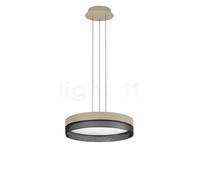 HELL Colgante LED Mesh control remoto arena/negro