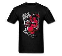 Hell on Wheels Black T Tshirts Camisetas y topss Mens Sex Devil Pin Up TTshirts Camisetas y Tops 2019 Fashion Cool T-Tshirts Camisetas y topss Black(Medium)