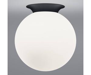 HELL Plafón Blob, pantalla de cristal opalino, Ø 30 cm