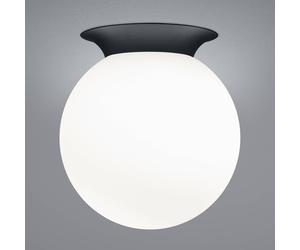 HELL Plafón Blob, pantalla globo de cristal opalino, Ø 25 cm