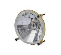 HELLA 1A3 996 162-381 Halógena/FF-Faro principal - M133 - 12V - redondo - Número de referencia: 12.5 - Montaje - Tulipa transparente - Conector: Conector plano - Delante, izquierda/Delante, derecha