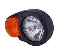 HELLA 1E3 996 160-681 Halógena-Faro principal - Combi 133 - 24V - Número de referencia: 12.5 - montaje exterior - Tulipa transparente - Conector: Conector DEUTSCH - Delante, derecha