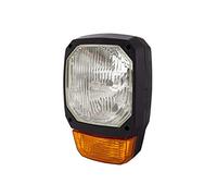 HELLA 1EA 328 450-001 Halógena-Faro principal - 12V - Montaje - Color de tulipa: amarillo - Conector: Conector DEUTSCH - centro