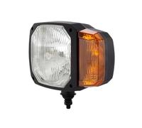 HELLA 1EA 328 450-411 Halógena-Faro principal - 12V - Montaje - Color de tulipa: amarillo - Conector: Conector DEUTSCH - Delante, izquierda